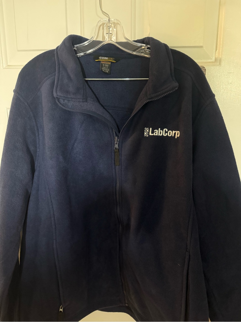 LabCorp Men's Navy Performance Rain Jacket - Picture 6 of 7